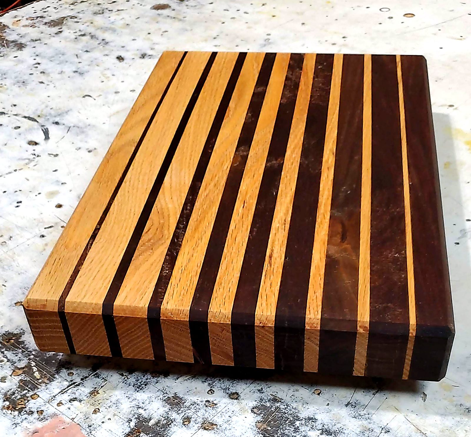 Striped board