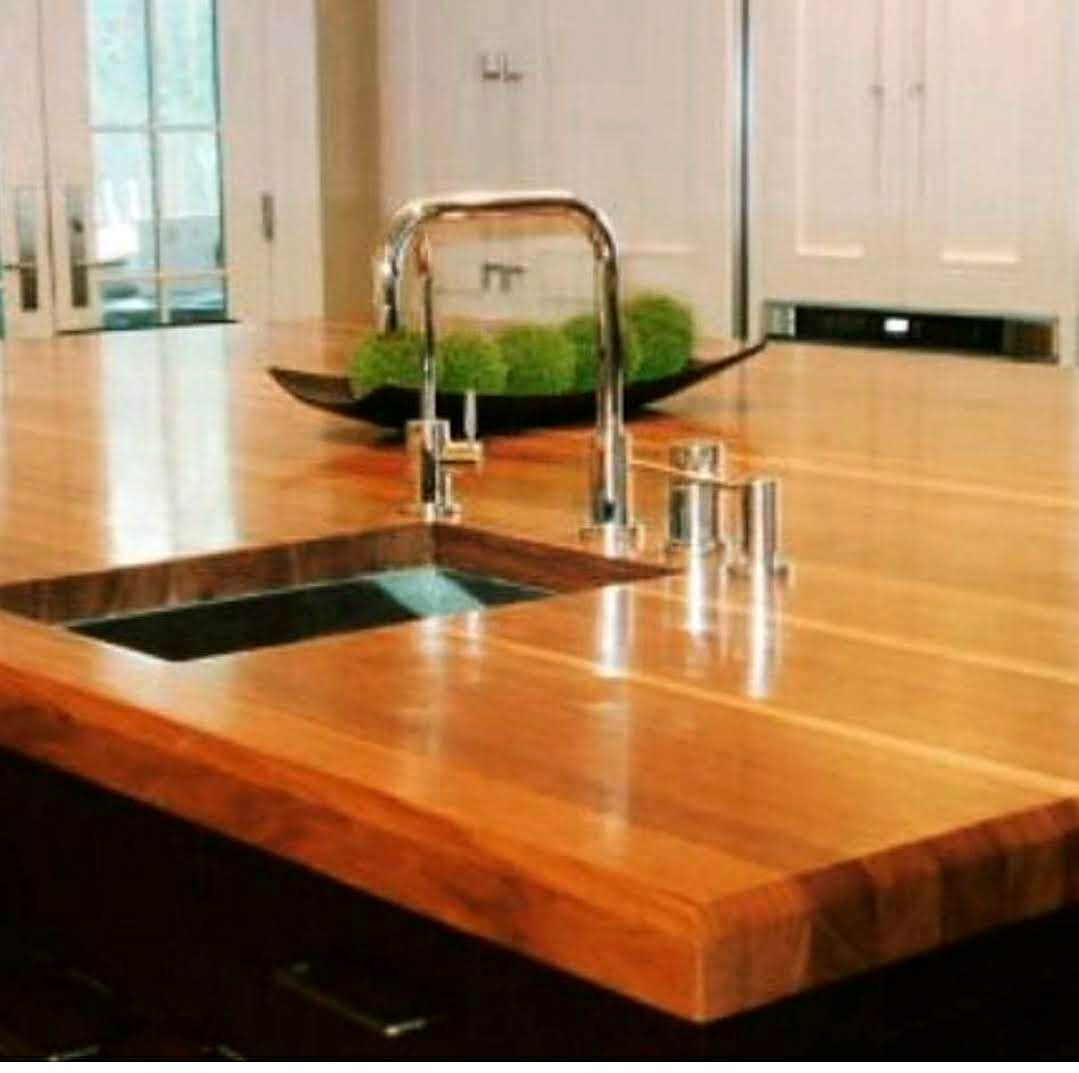 Butcher-block bar
