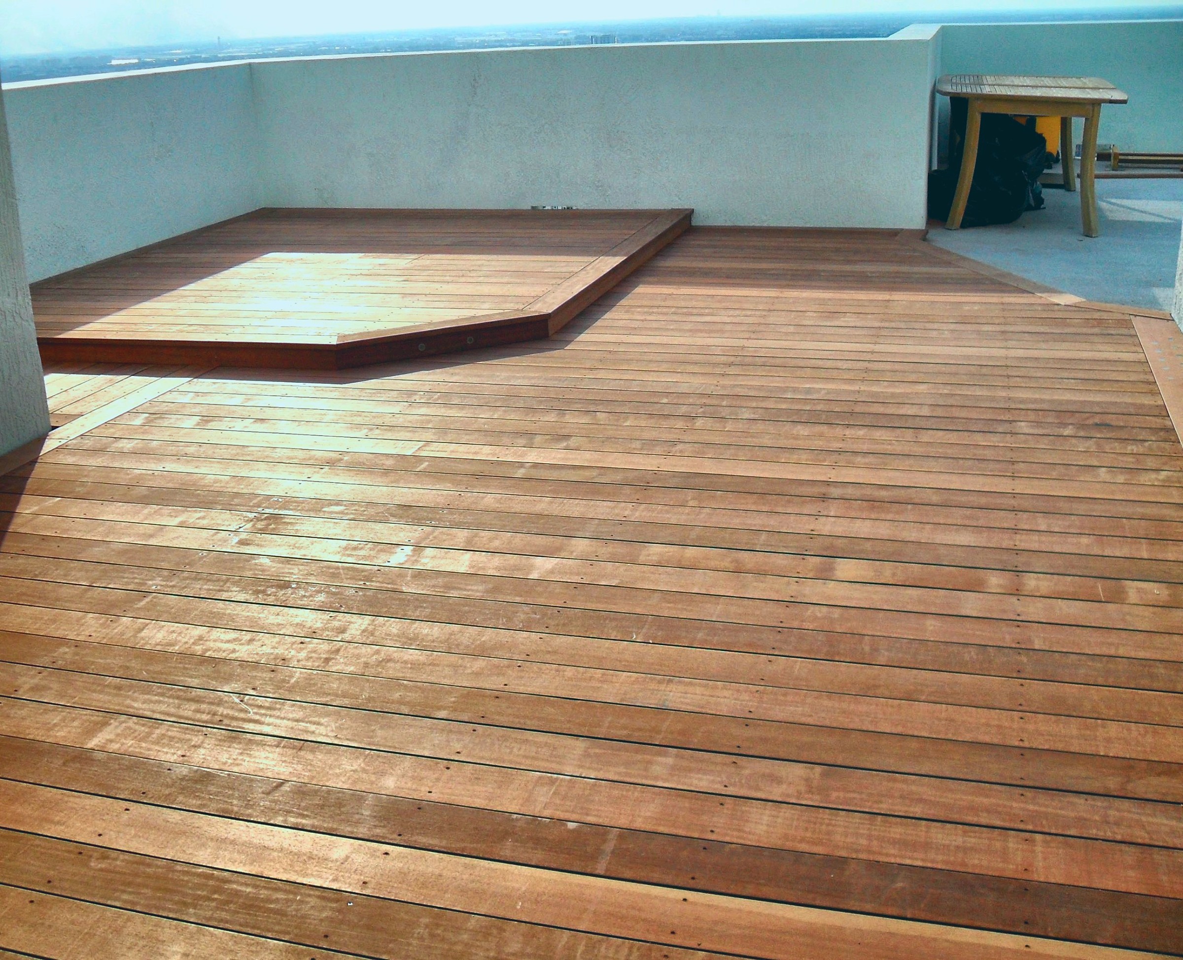Rooftop deck boards